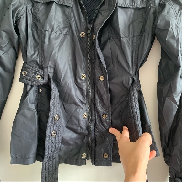 Free People Lightweight utility jacket belted windbreaker - Picture 3 of 8